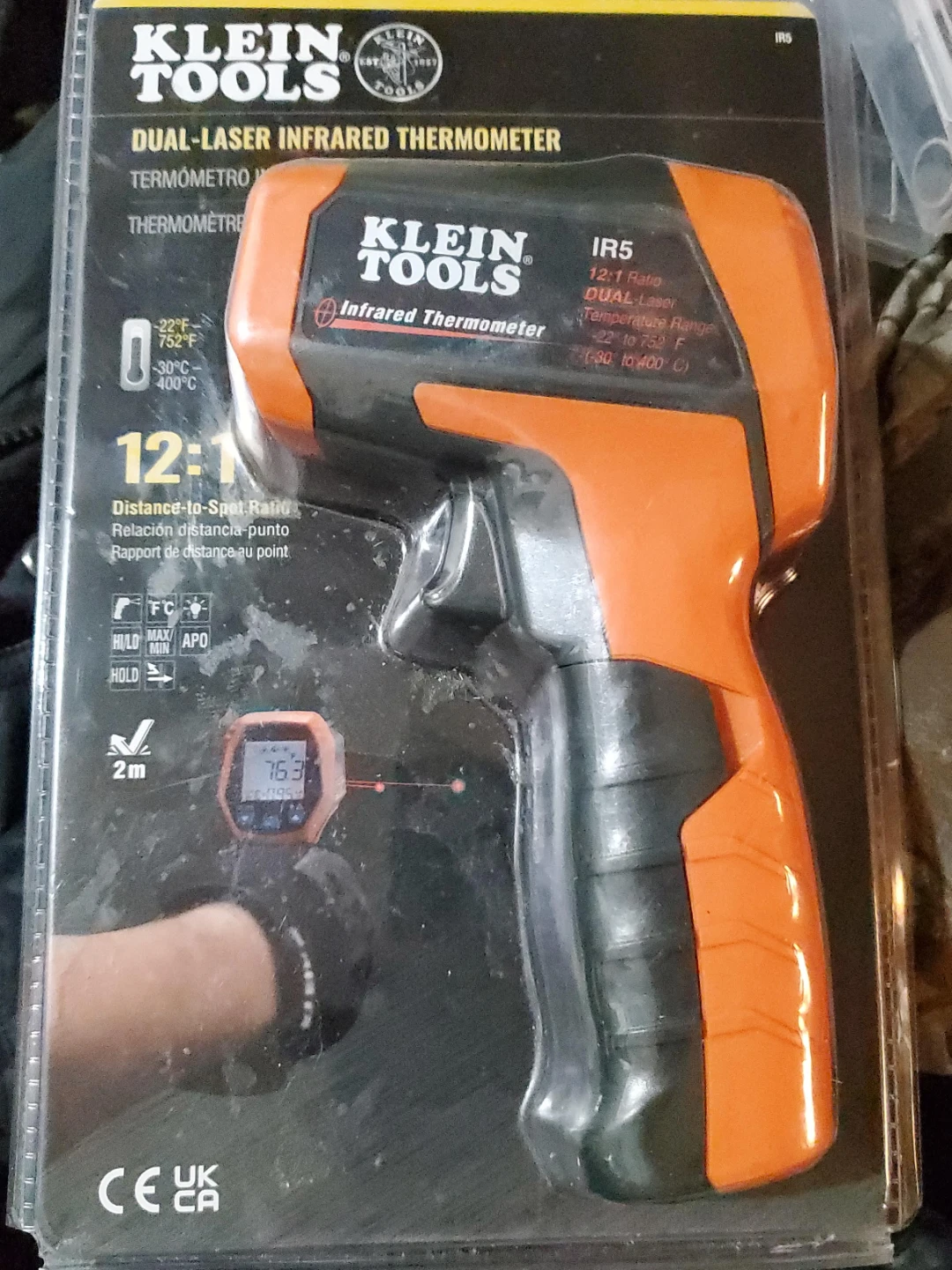 Klein Tools IR5 Dual-Laser Infrared Thermometer