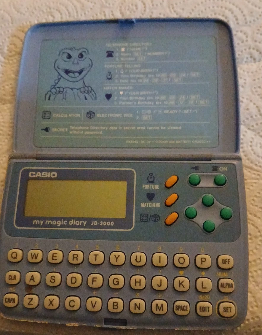 Casio My Magic Diary JD-3000 Electronic Organizer