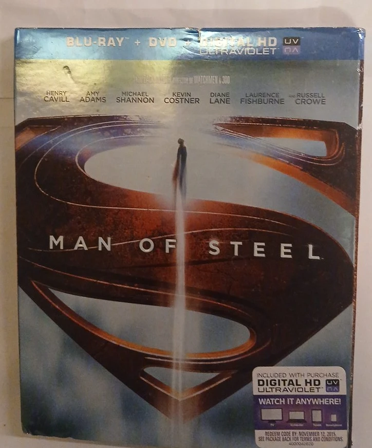Man of Steel Blu-Ray + DVD + Digital HD Movie