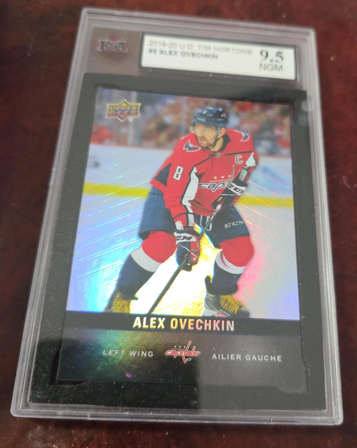 2019-20 Upper Deck Tim Hortons Alex Ovechkin Hockey Card #8