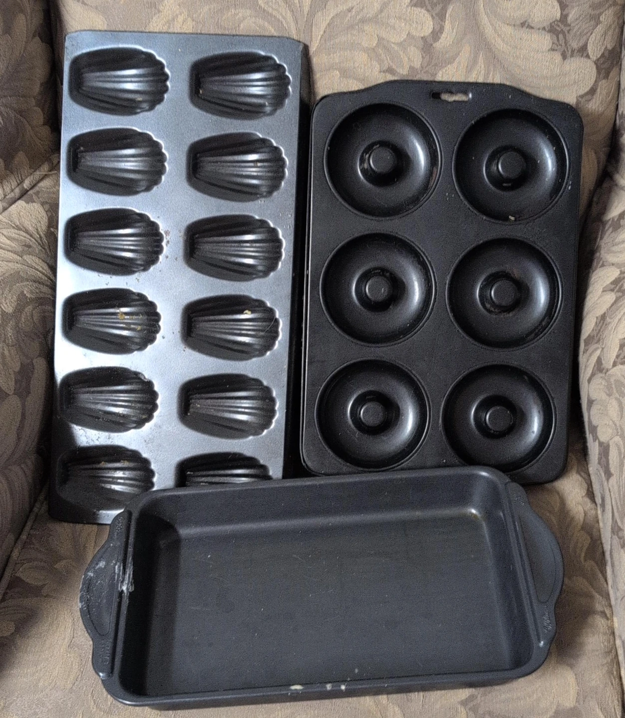Baking Pan Set: Madeleine, Donut, and Loaf Pans