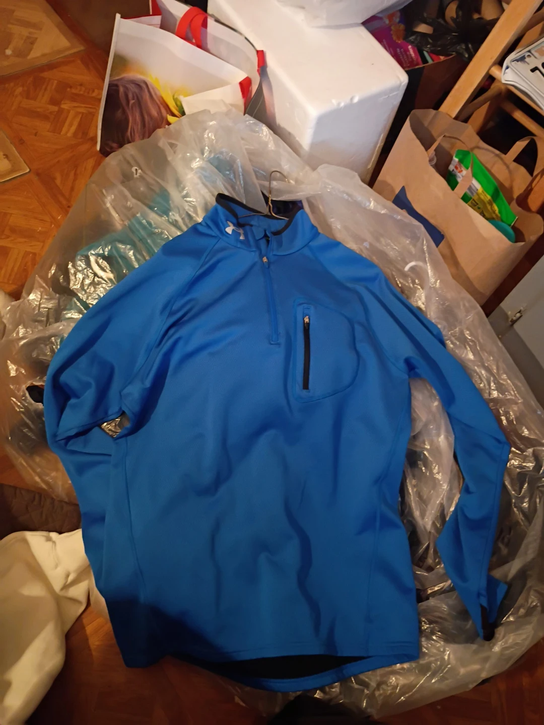 Blue Under Armour 1/4 Zip Pullover