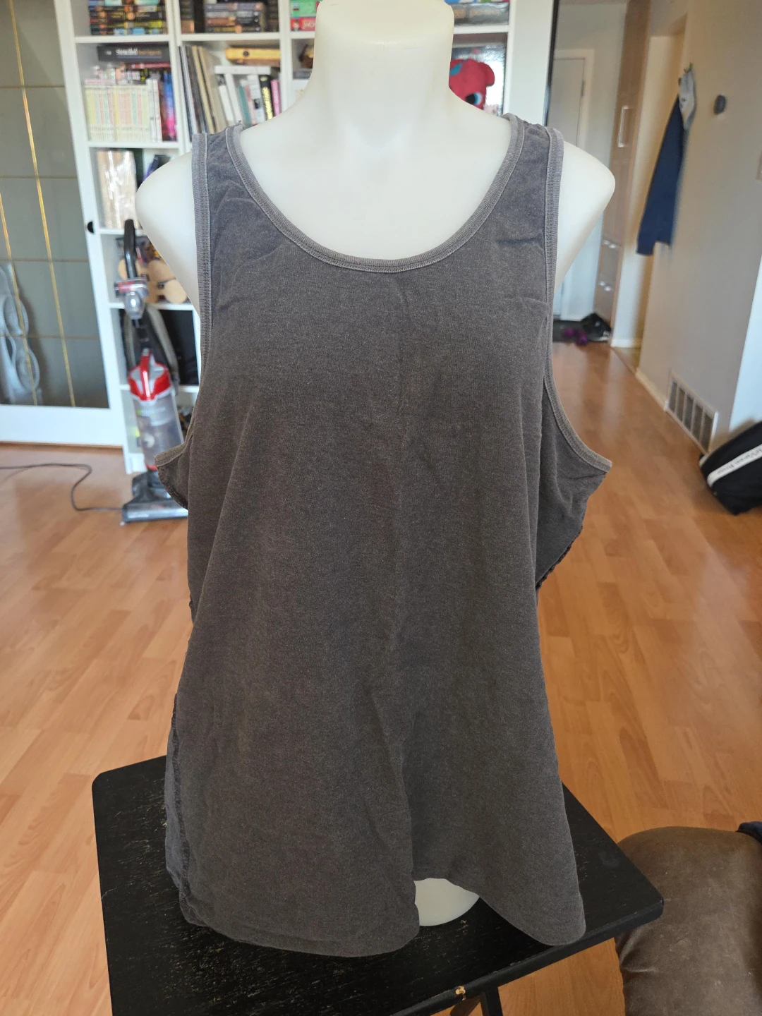 Hanes Grey Tank Top - Large