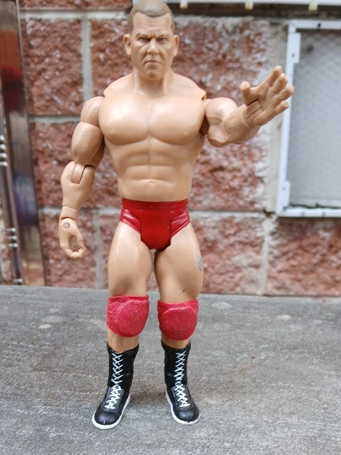 Wrestling Action Figure Red Trunks