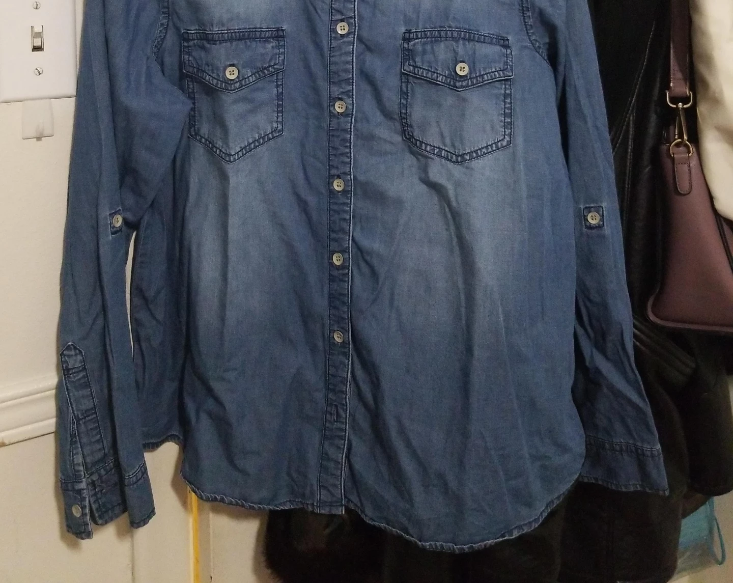 Denim Long Sleeve Shirt