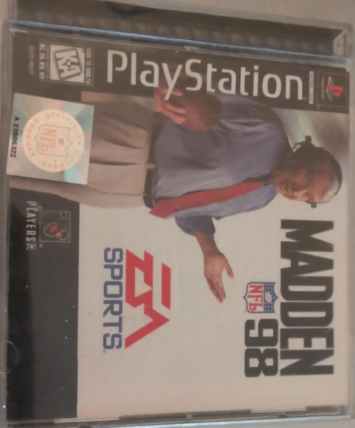 Madden NFL 98 PlayStation Game