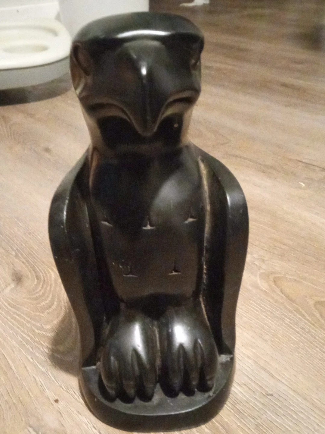 Black Bird Carving Sculpture
