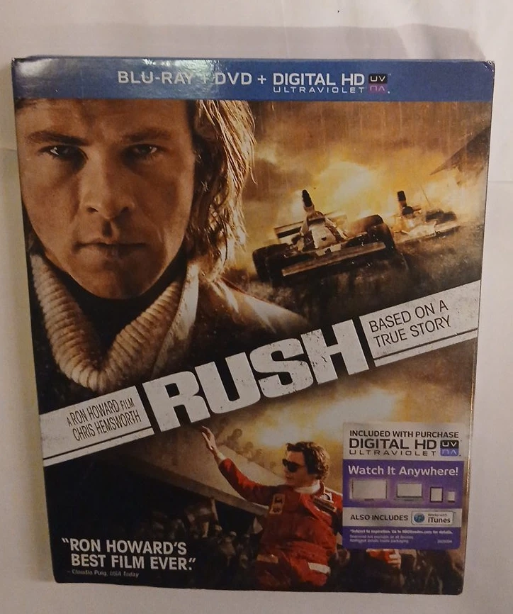 Rush Blu-Ray + DVD + Digital HD Movie