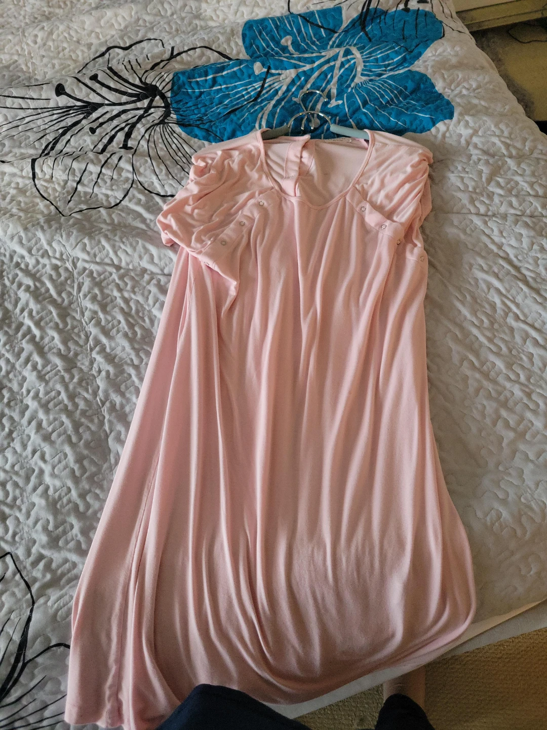 Women's Short Sleeve Nightgown Dress