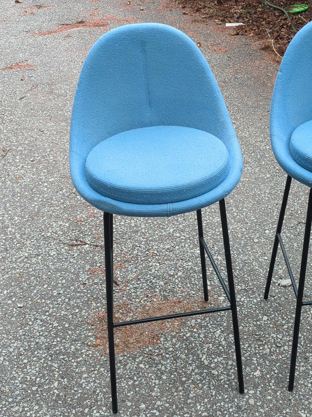 Blue Bar Stools (Set of 2)