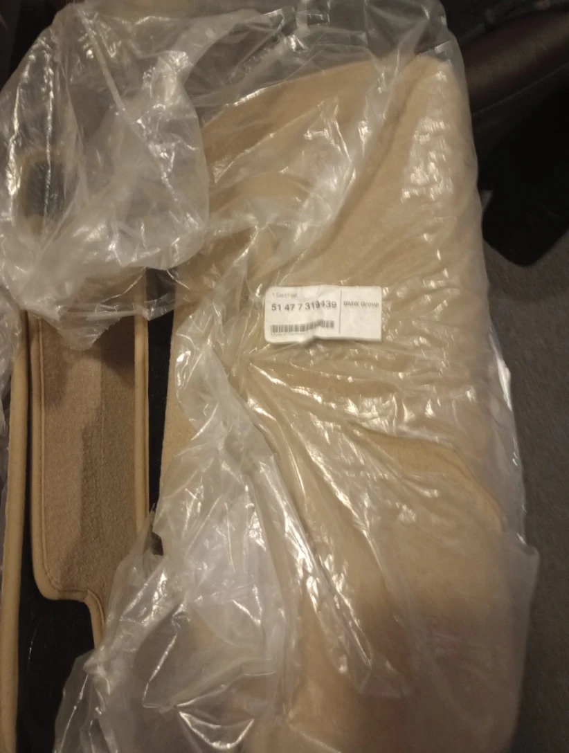 Bmw tan car mats