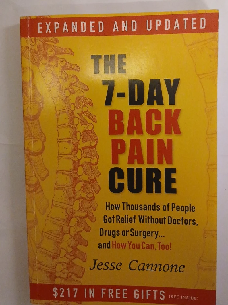 The 7-Day Back Pain Cure Book by Jesse Cannone
