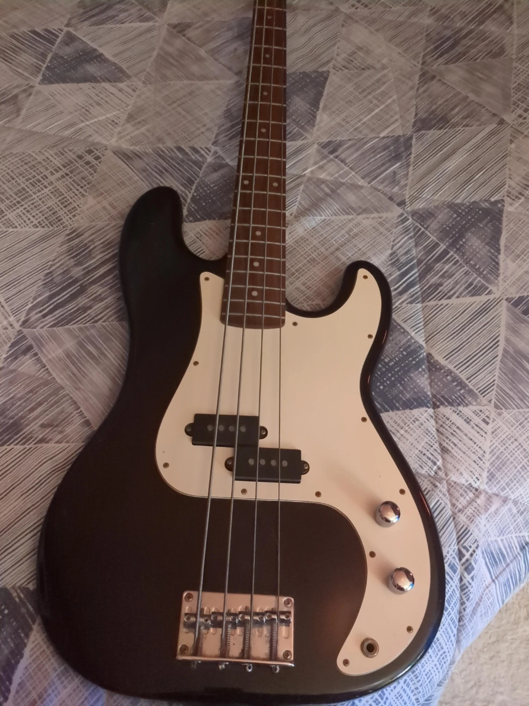 Black Precision Bass Guitar