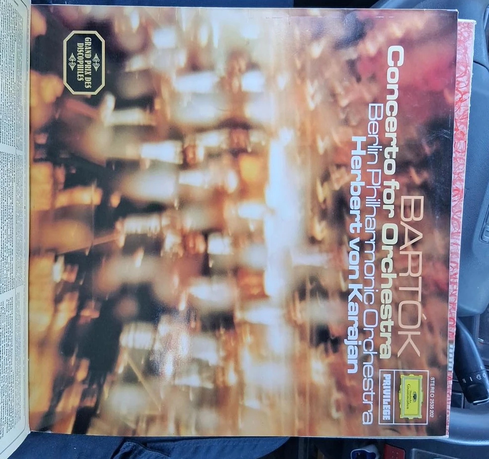 Bartók Concerto for Orchestra Vinyl Record - DG Privilege