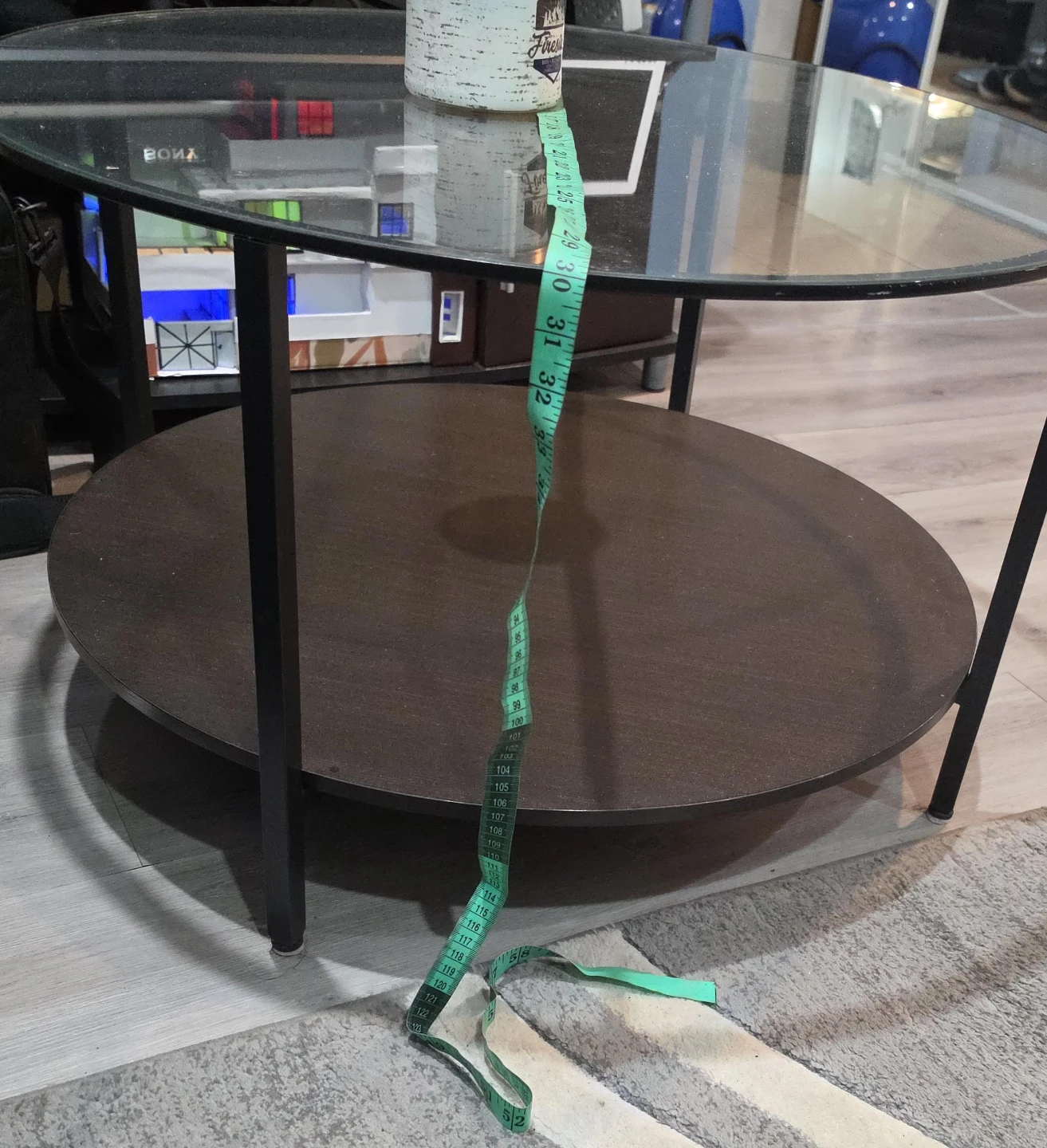 Glass Top Coffee Table