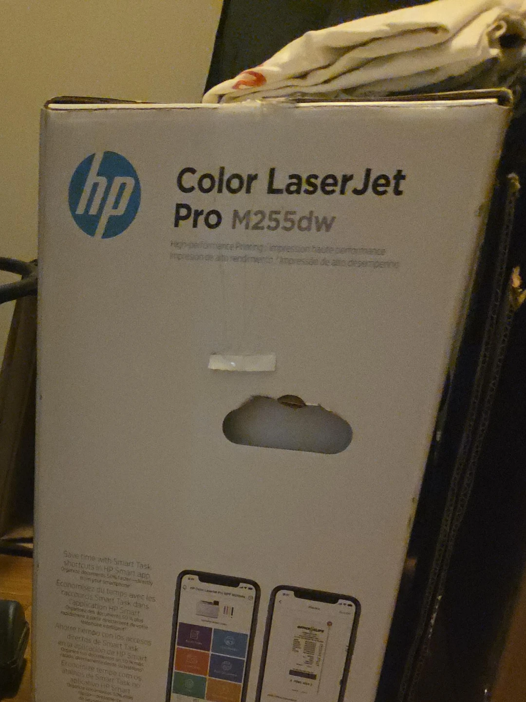 HP Color LaserJet Pro M255dw Printer Box