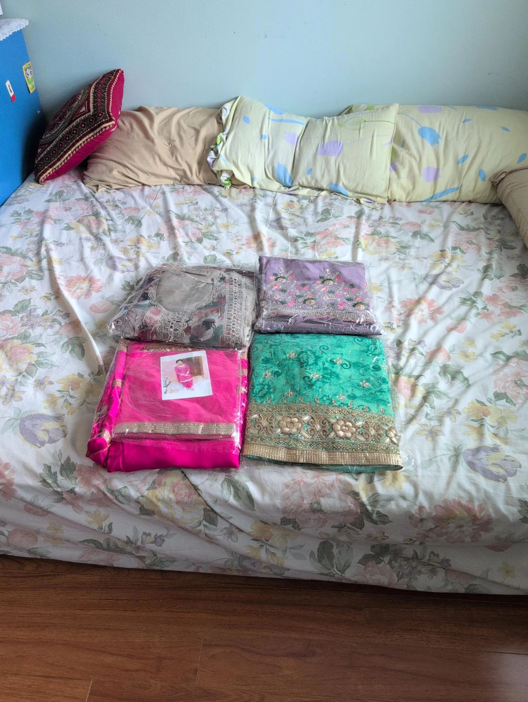 Four Punjabi Suits unstitched