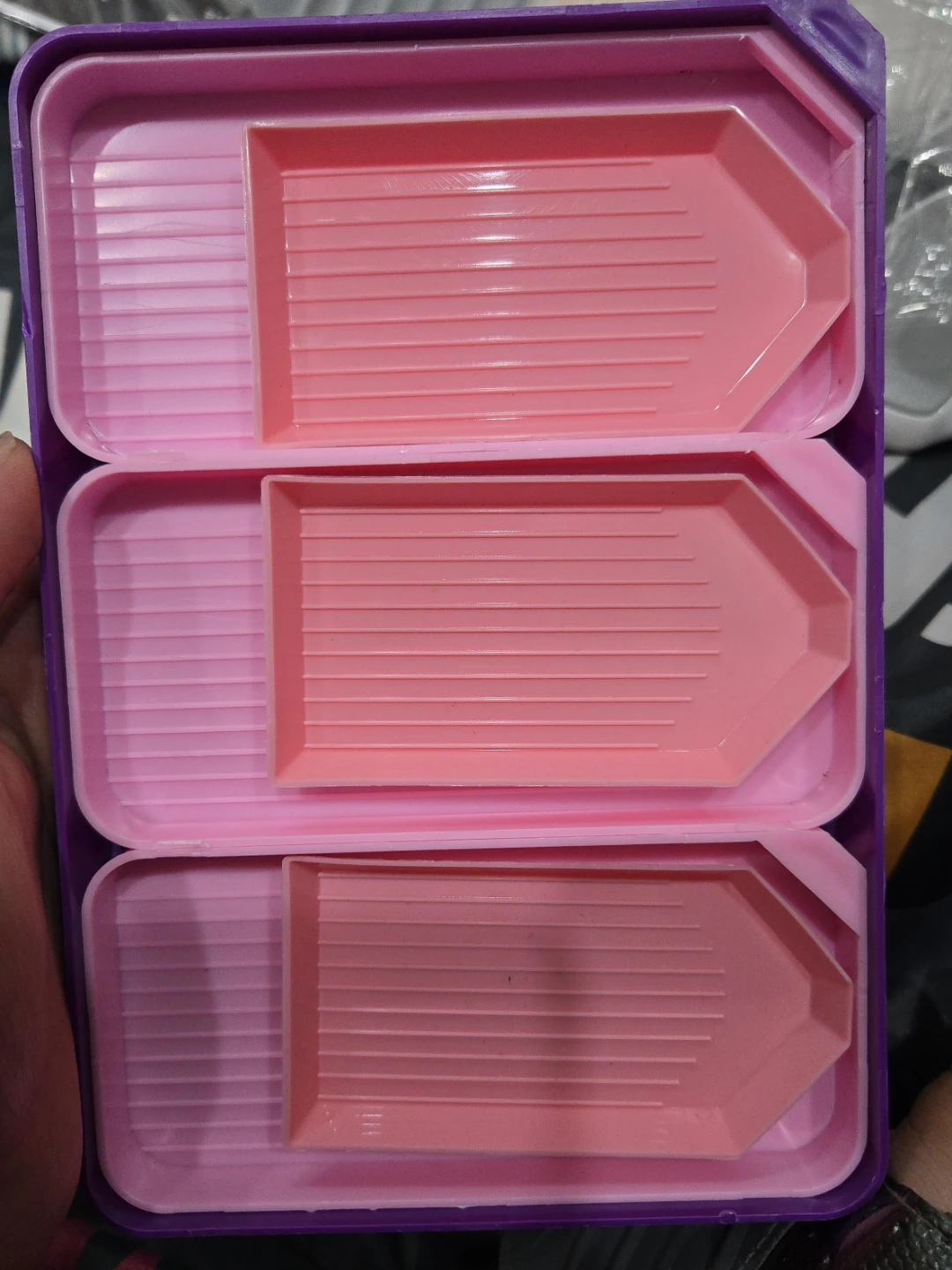 Diamond Painting Trays - 3 Tier Pink