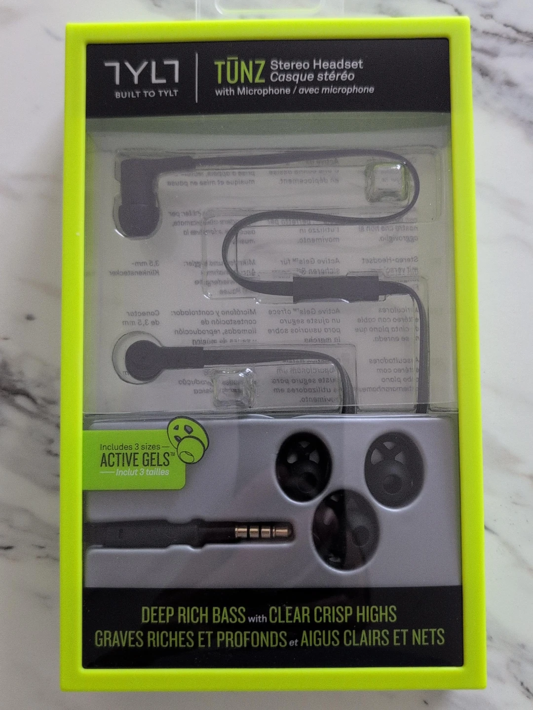 TYLT TUNZ Stereo Headset with Microphone