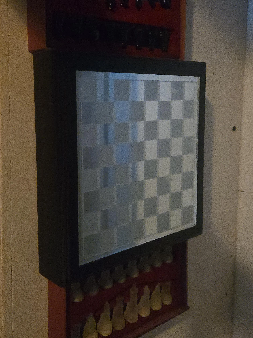 Wooden Chess Board with Pieces