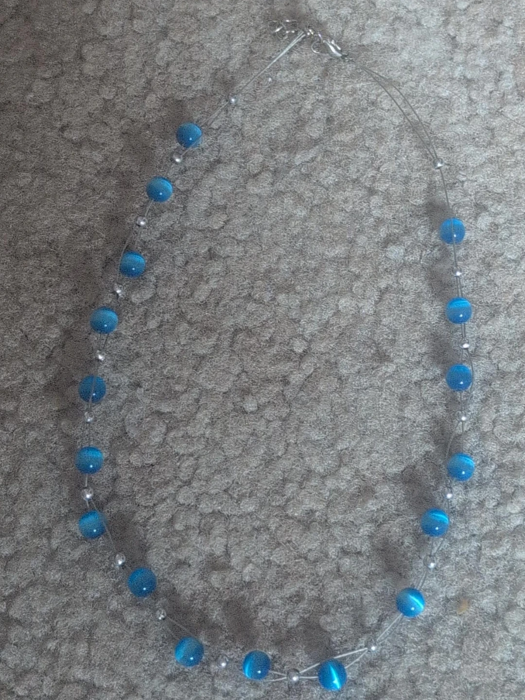 Blue Beaded Necklace