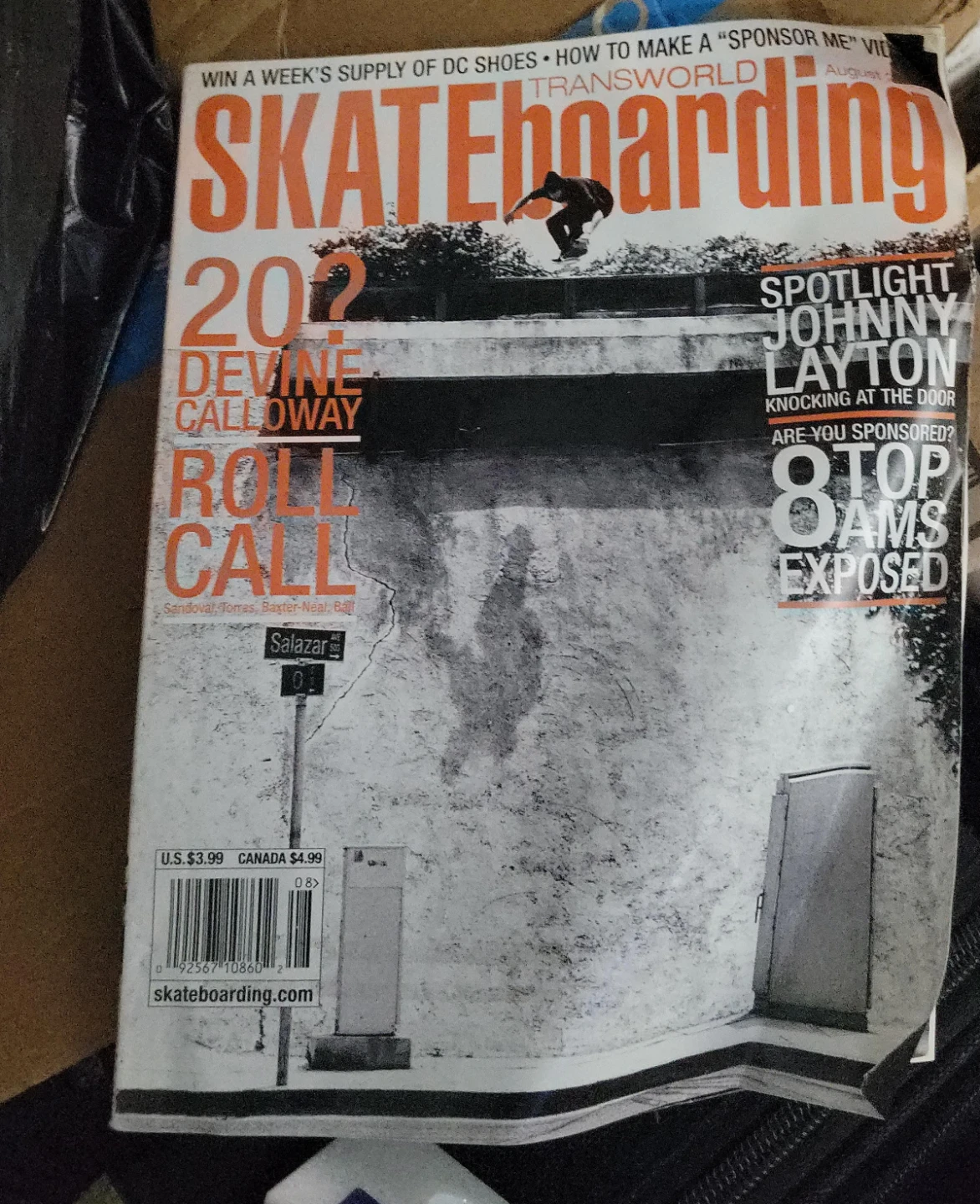 Transworld Skateboarding Magazine August 2007