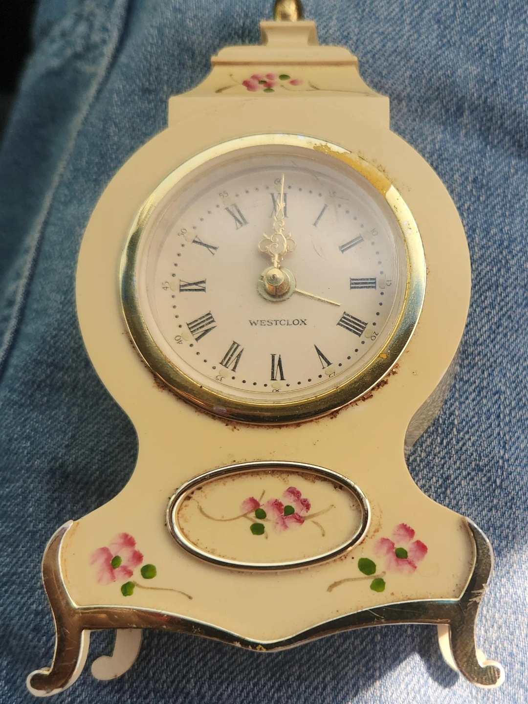 Westclox Alarm Mantel Clocm