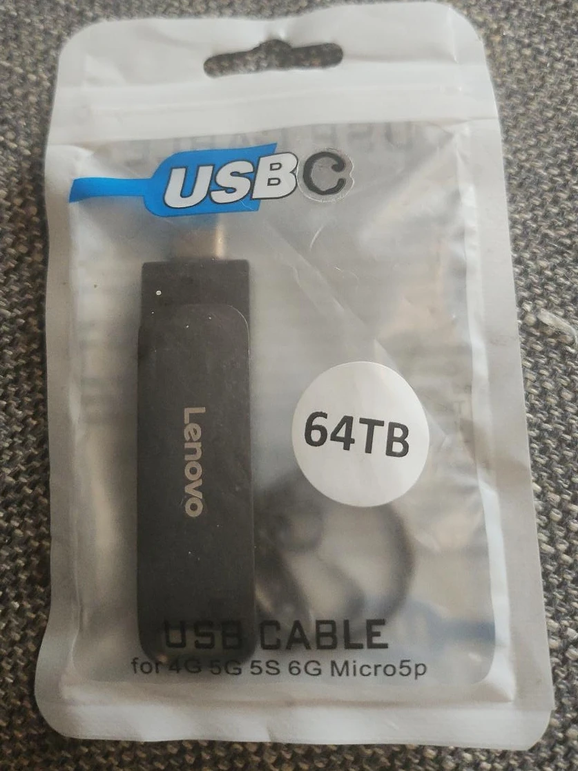 Lenovo 64TB USB-C Memory Stick - New