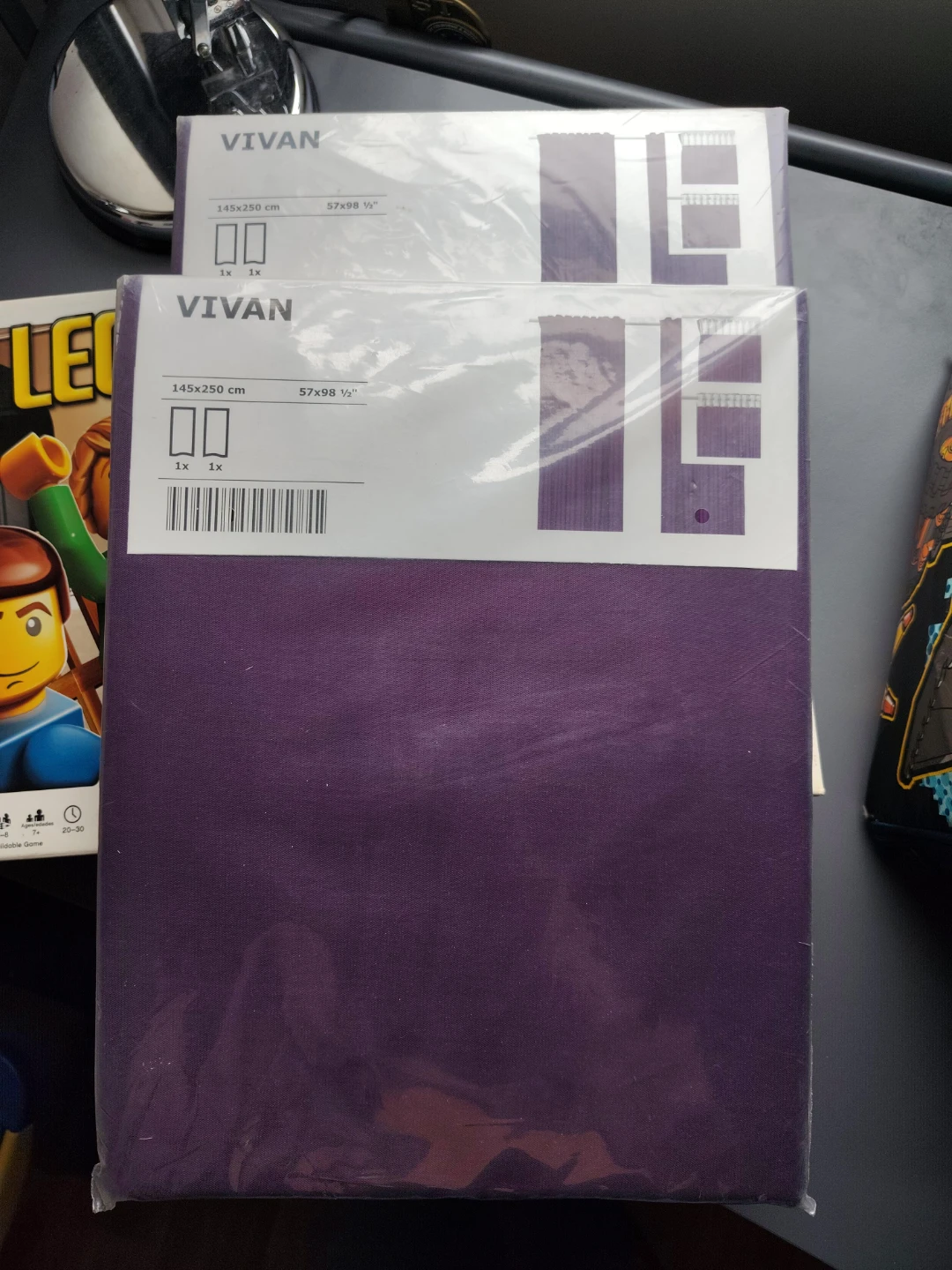 Curtains - Purple (2 Panels) 🌱