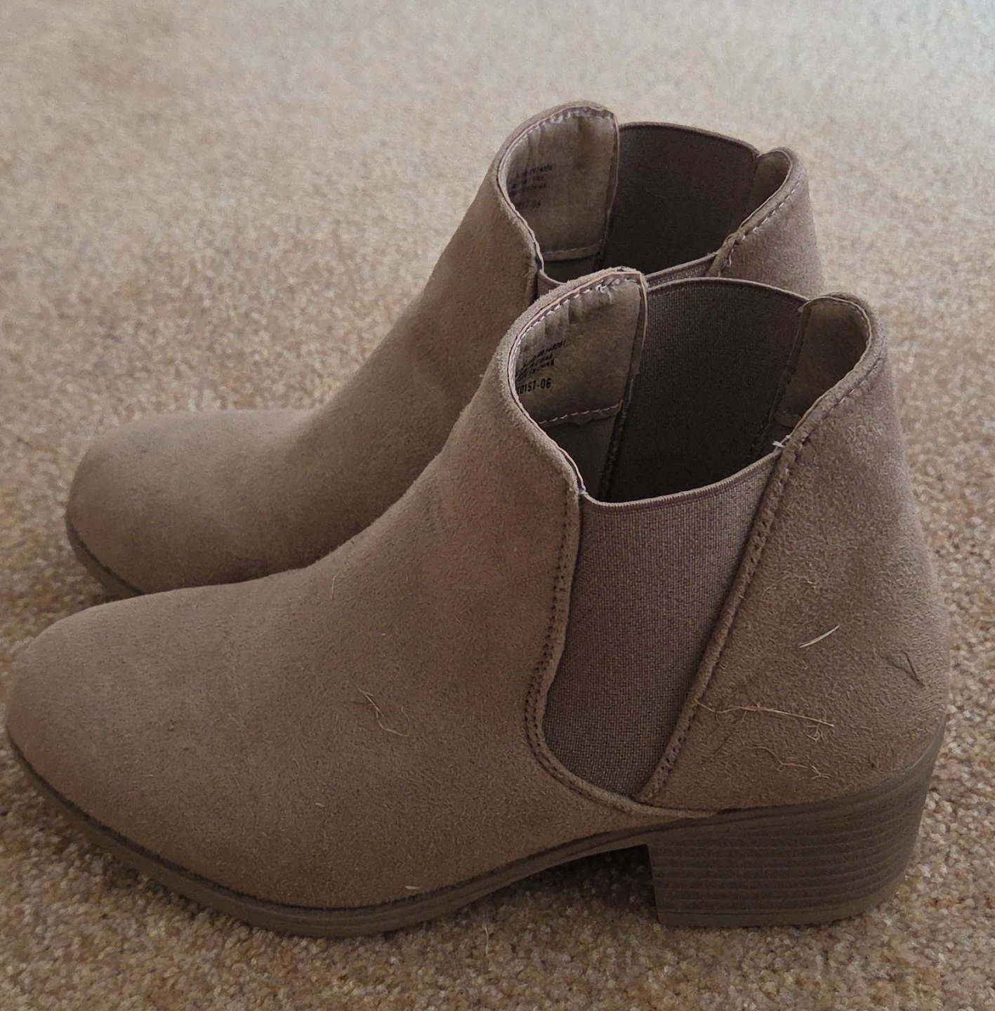 Tan Suede Ankle Boots