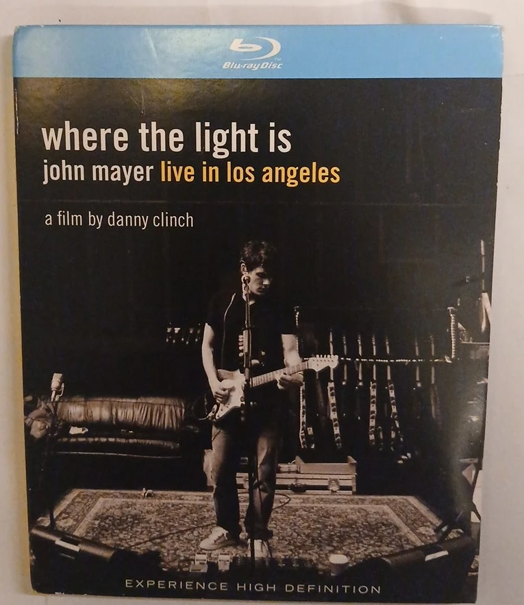 John Mayer Where The Light Is Live in Los Angeles Blu-ray Disc