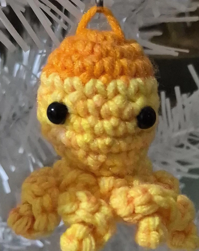 Handmade Crochet Octopus Charm