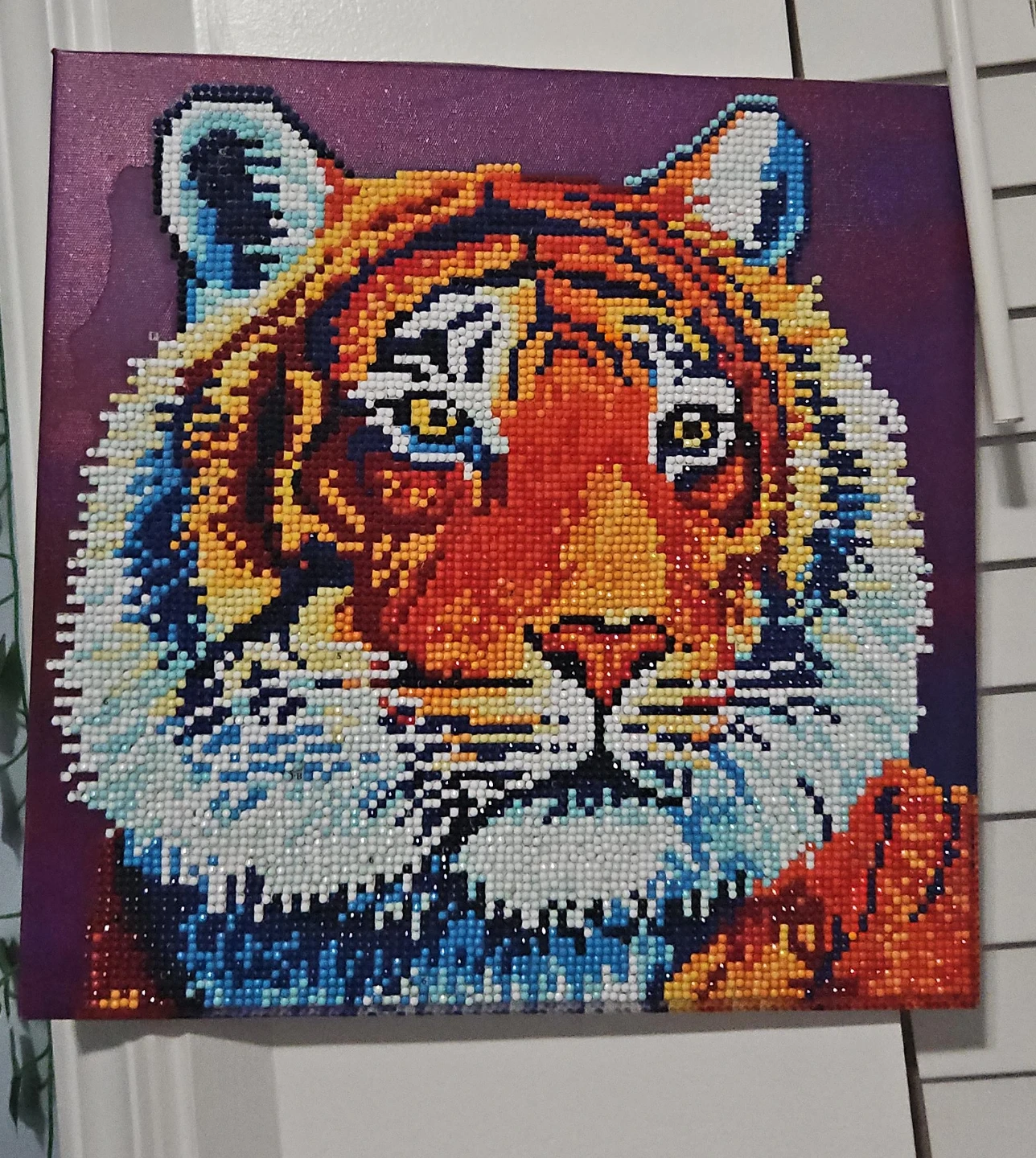 Diamond Art Tiger Canvas Painting