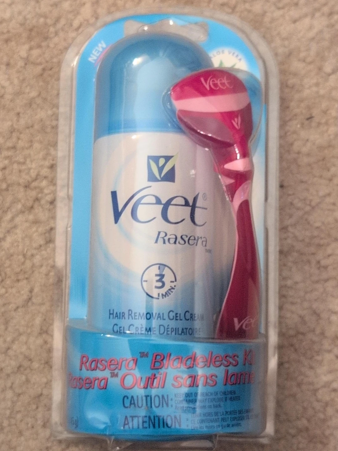 Veet Rasera Hair Removal Gel Cream with Bladeless Tool