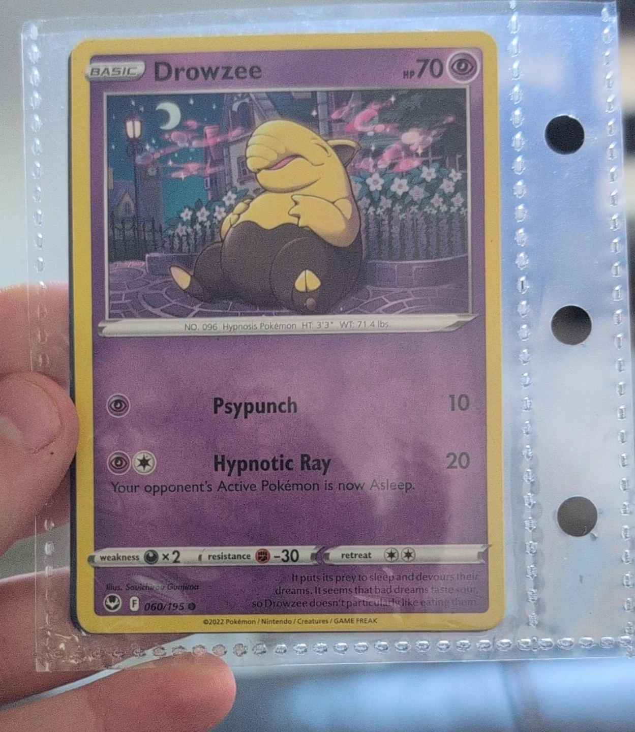 Pokémon Drowzee Card (060/195)