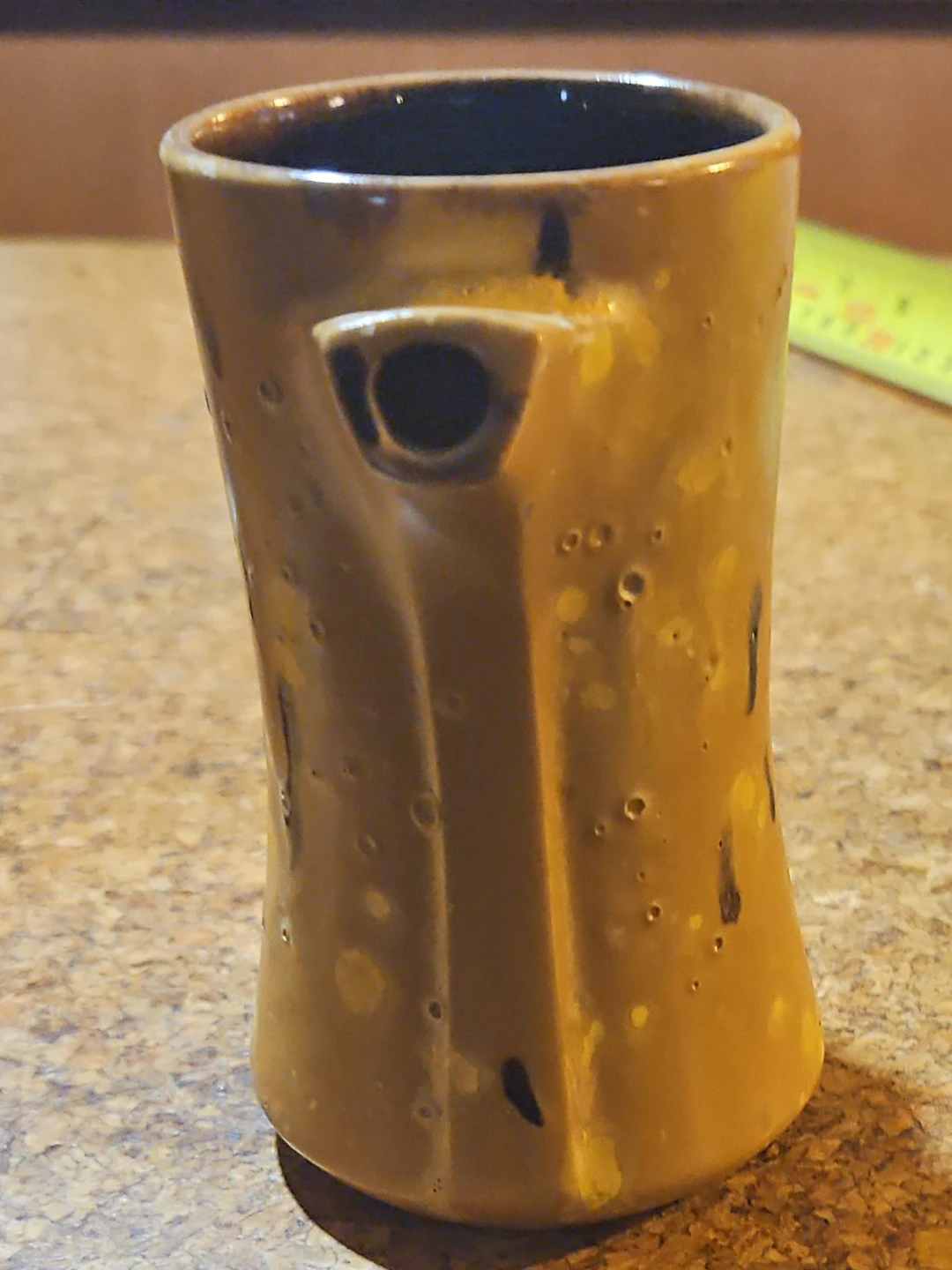 Ceramic Pitcher - Tan Glaze