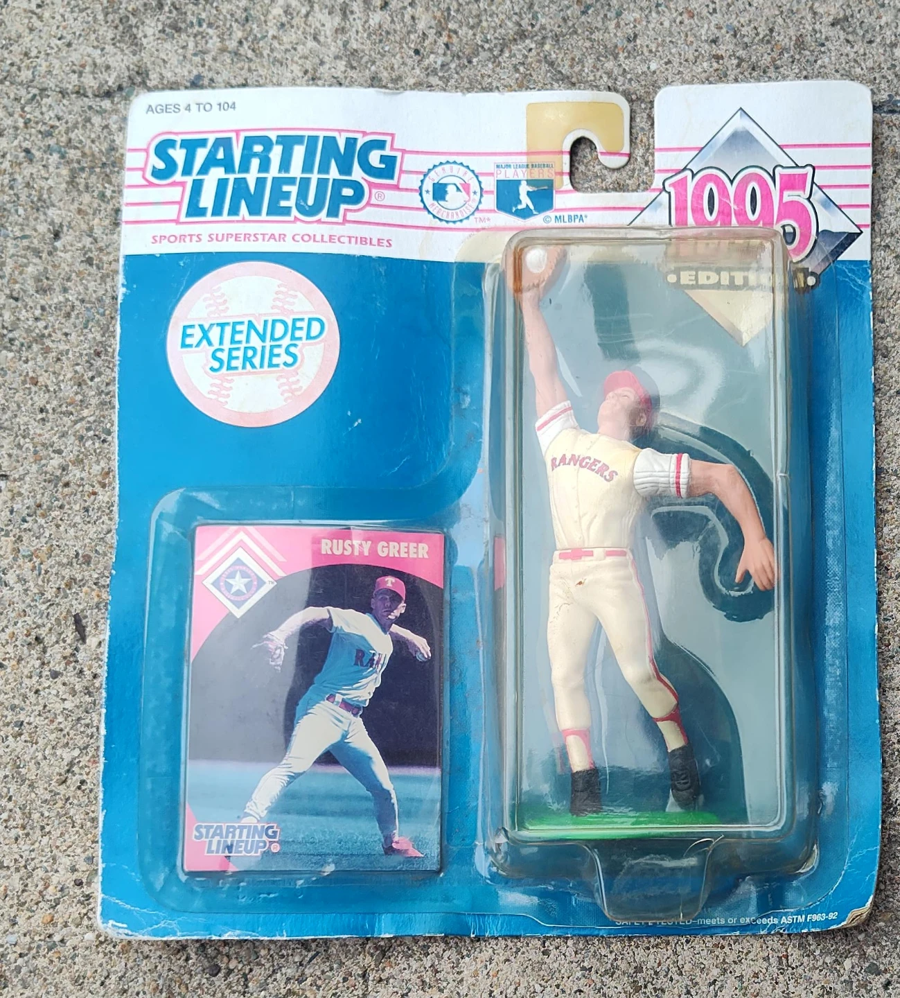 Starting Lineup Rusty Greer 1995 Edition Figure