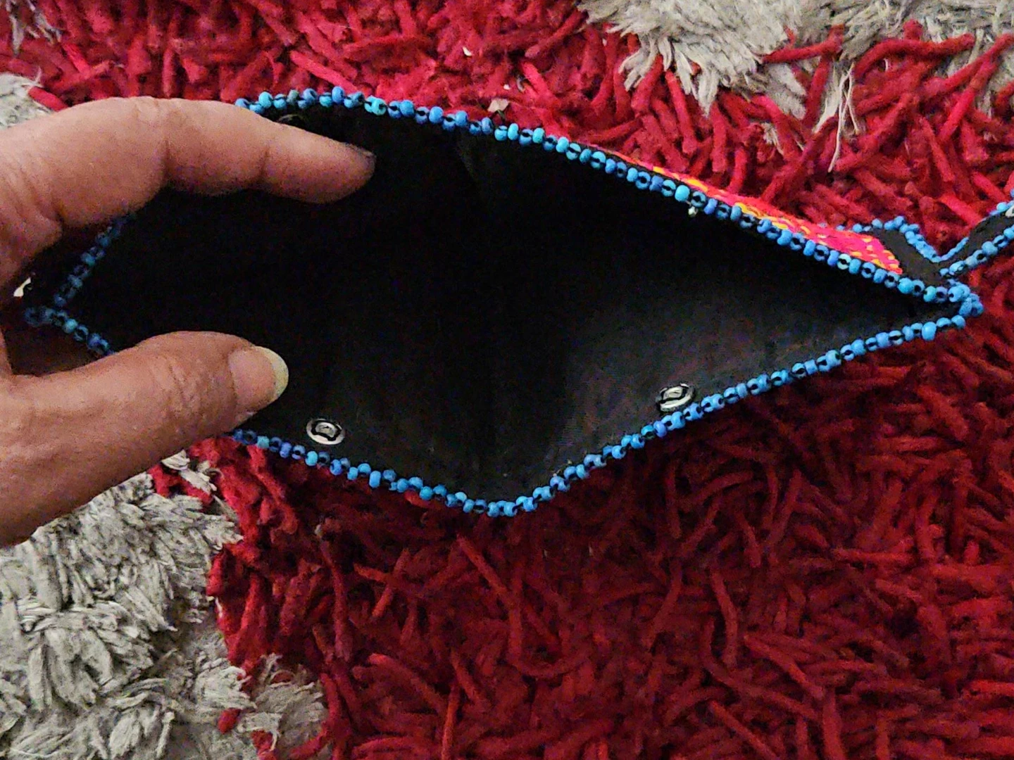 Handmade Embroidered Coin Pouch/Wallet - photo 5