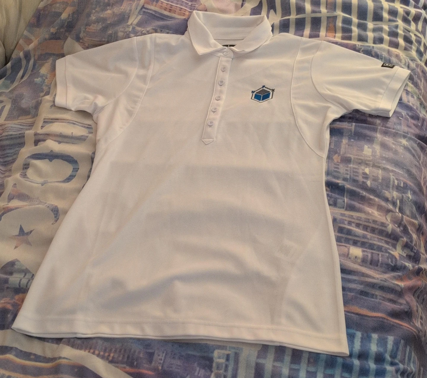 White Oakley Golf Polo Shirt
