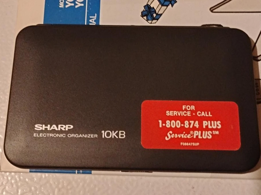 Sharp Electronic Organizer 10KB