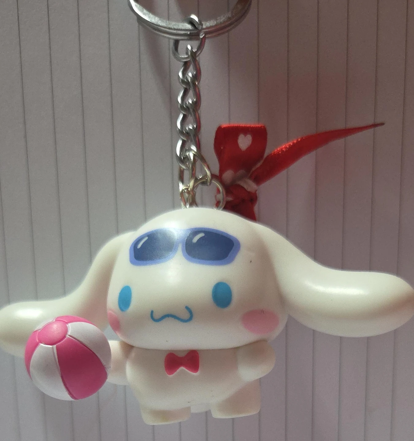 Cinnamoroll Keychain with Beach Ball