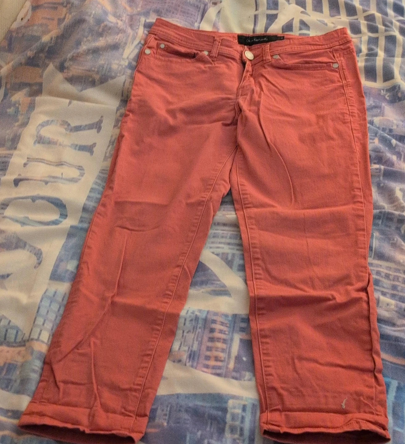 American Eagle Outfitters Outfitters Coral Skinny Crop Jeans