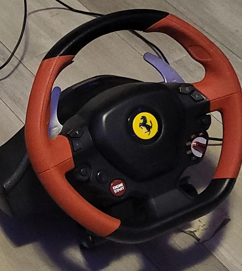 Ferrari Racing Wheel and Pedals