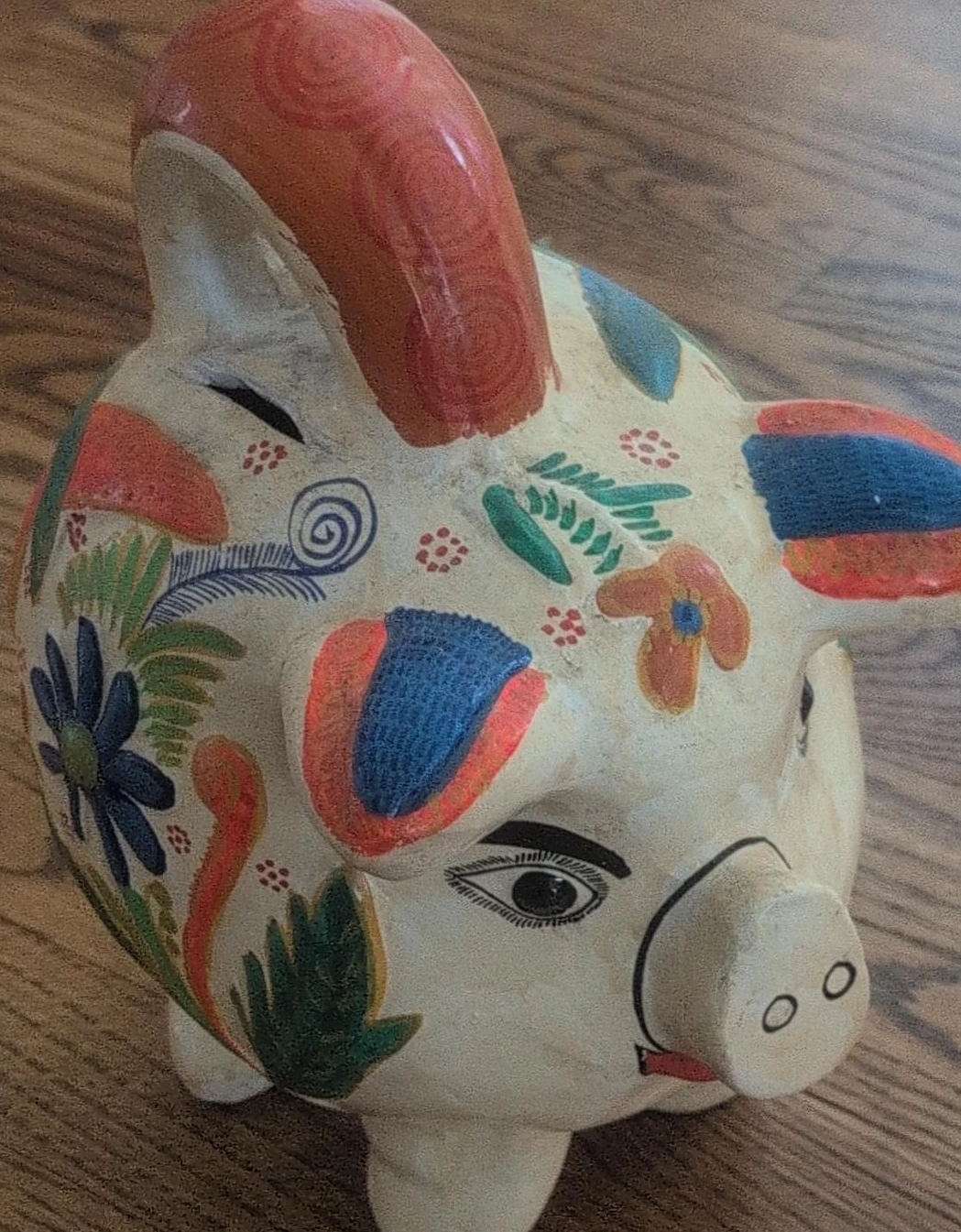 Hand-painted Piggy Bank