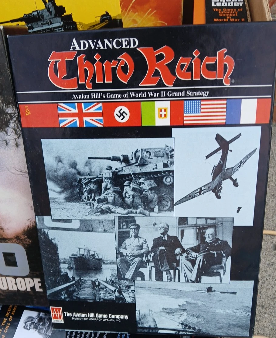 Advanced Third Reich Avalon Hill World War II Strategy Game