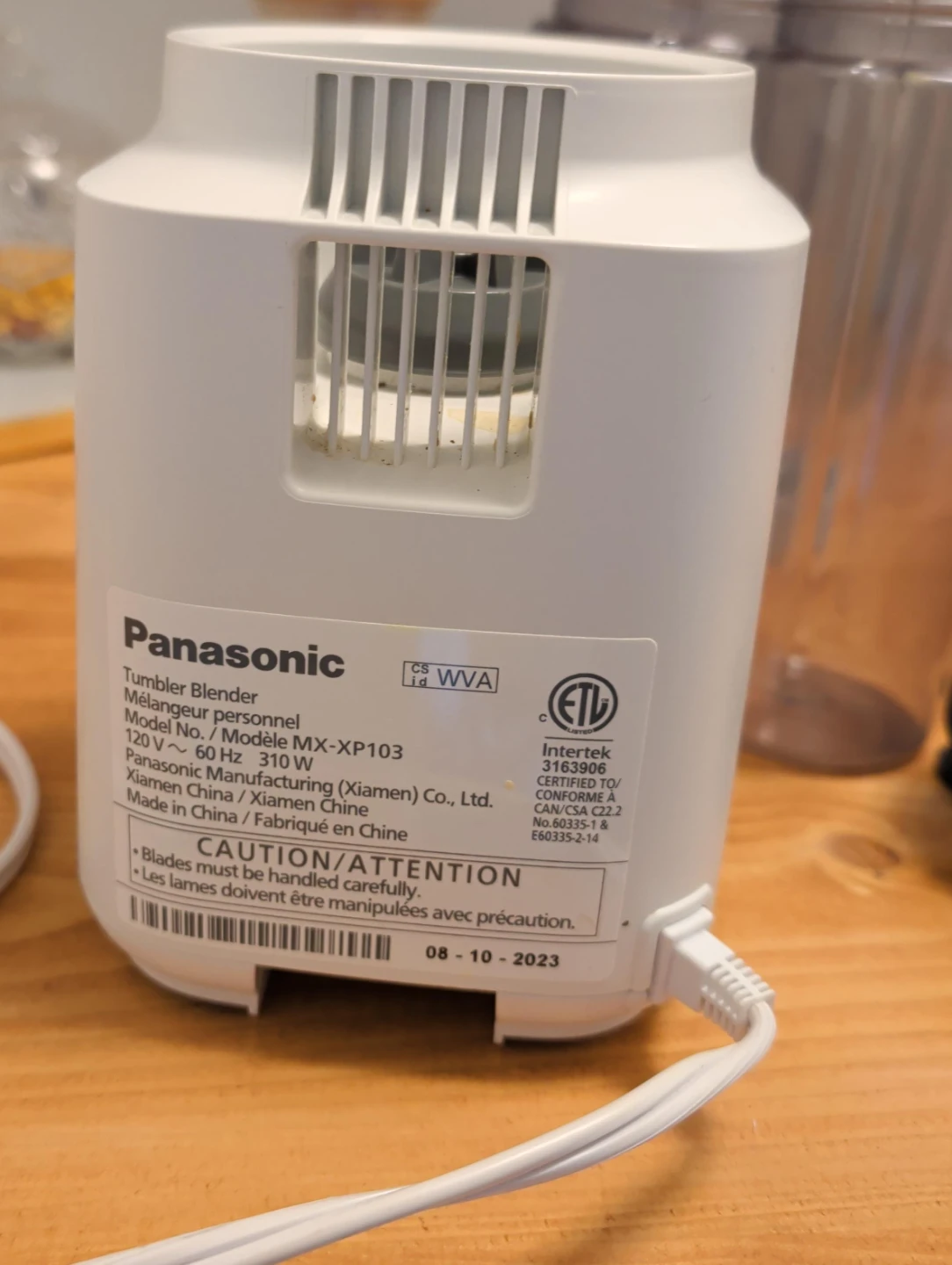 Panasonic Tumbler Blender MX-XP103