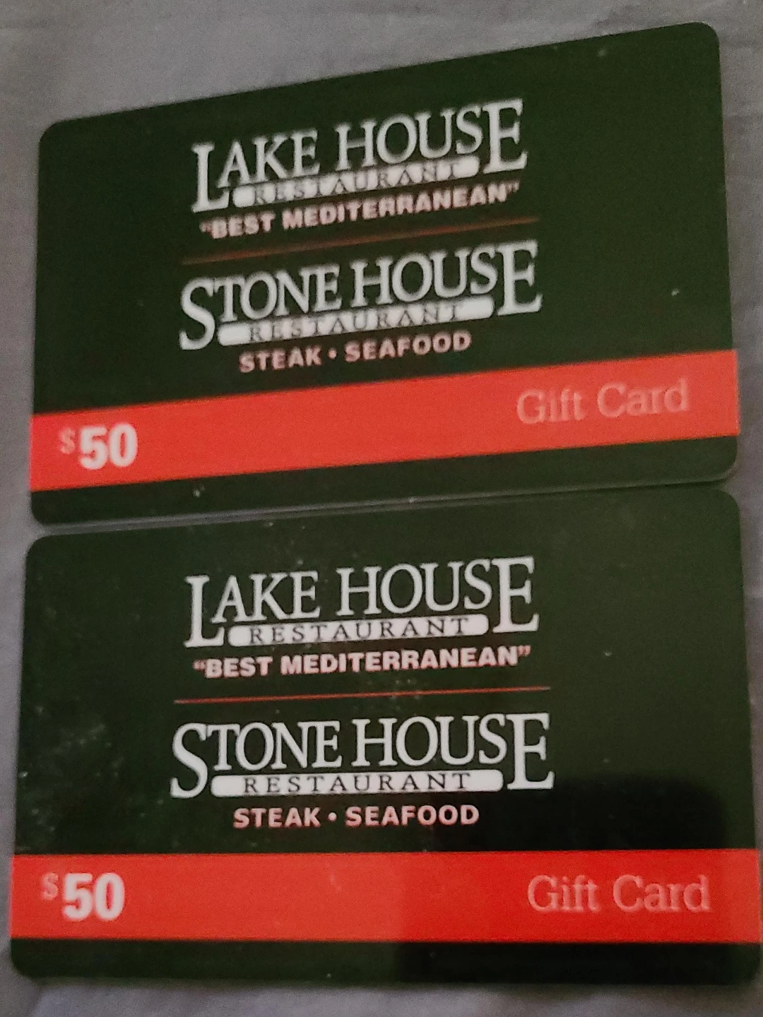 $50 Lake House / Stone House Gift Card