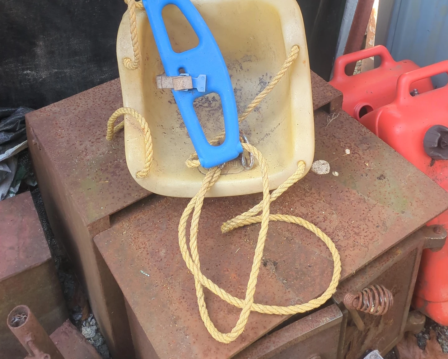 Plastic Toddler Swing Seat with Ropes