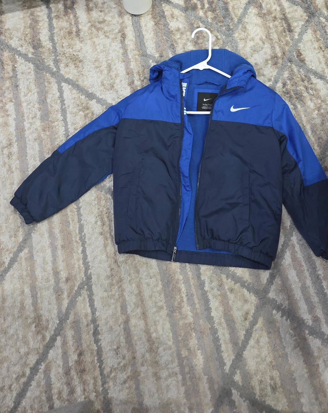 Nike Kids Windbreaker Jacket Blue