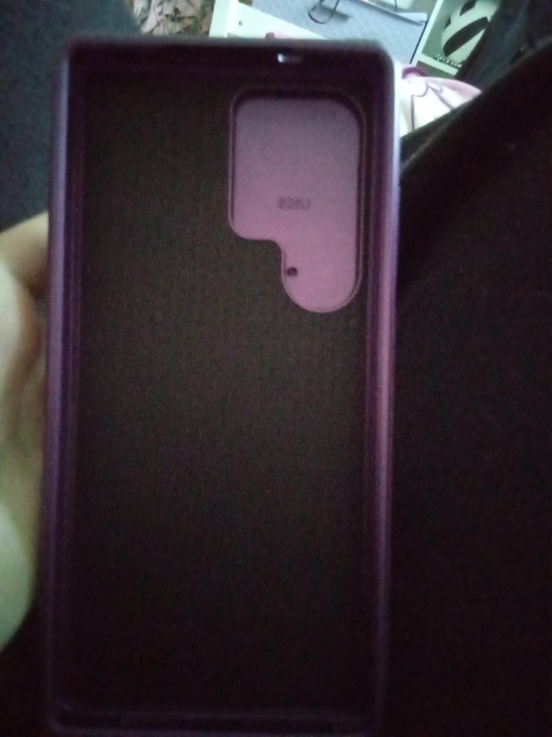 S25U Purple Phone Case with Sliding Camera Cover